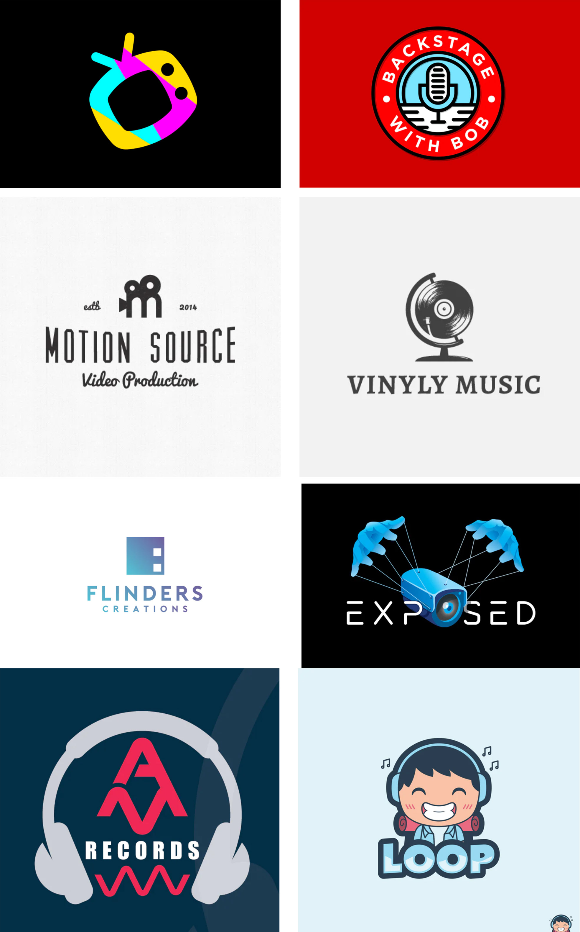 42个娱乐标志设计让人兴奋