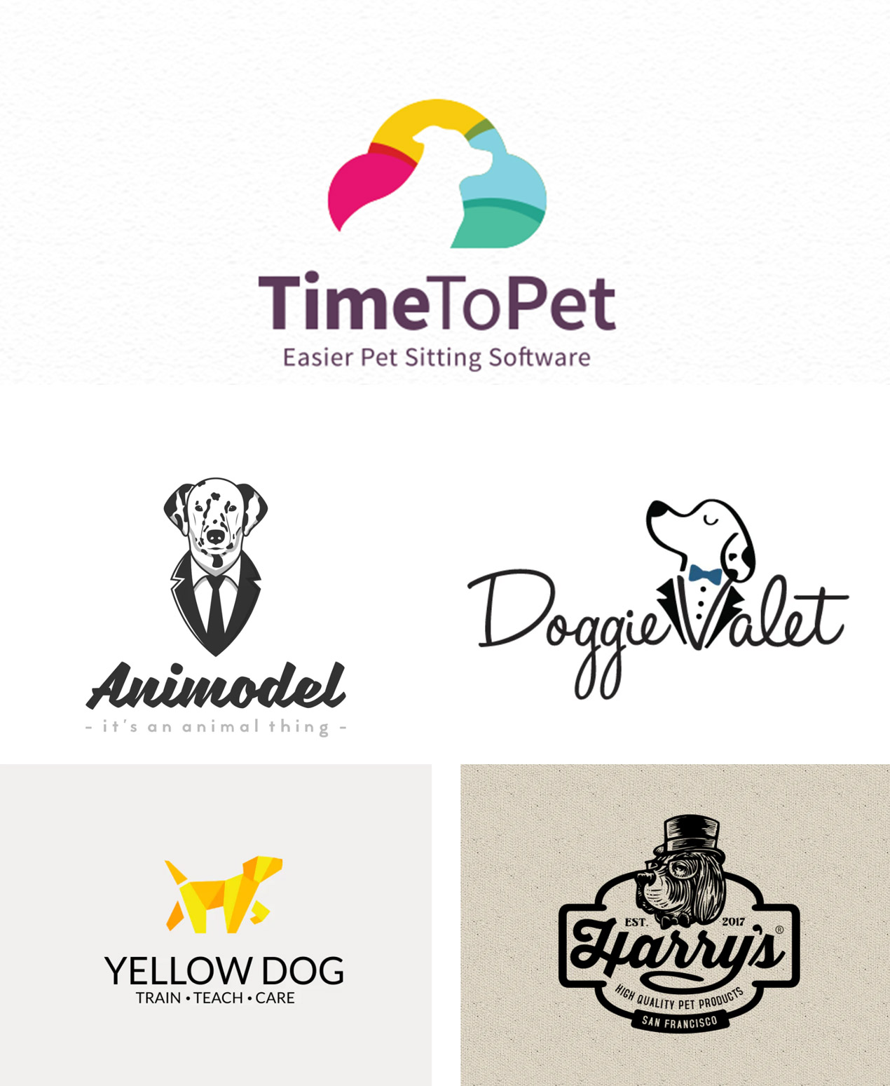 令人兴奋的狗标志设计-力英品牌设计顾问公司