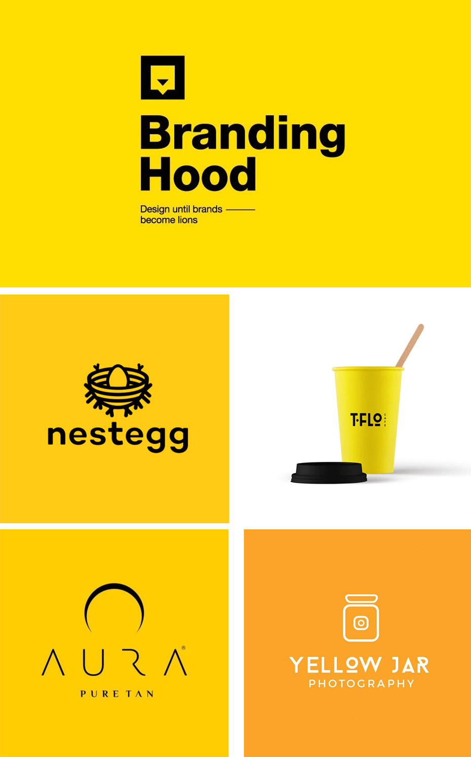 黄色标志为您的品牌增添更多阳光