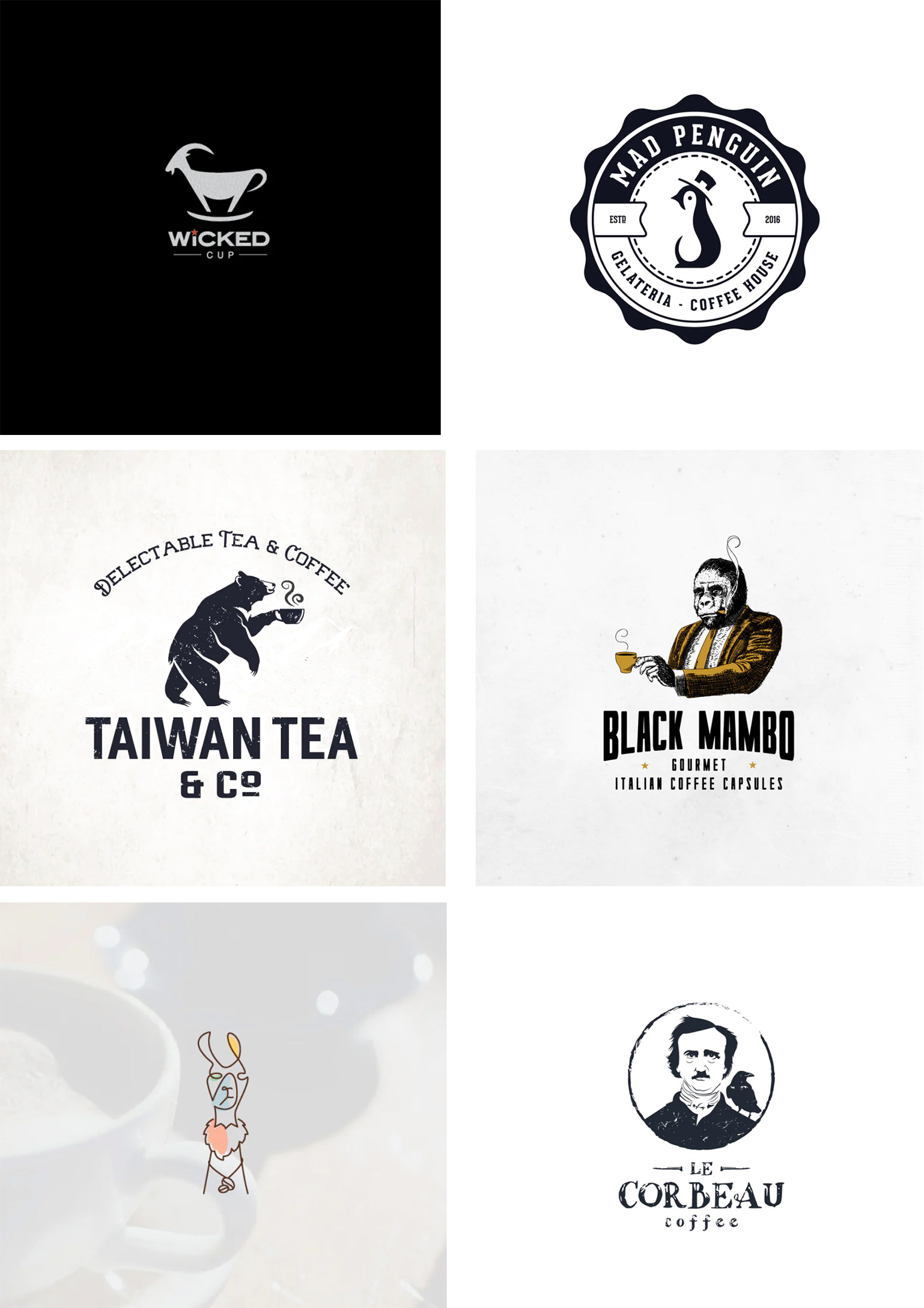 古怪的咖啡厅标志 古怪的咖啡厅标志