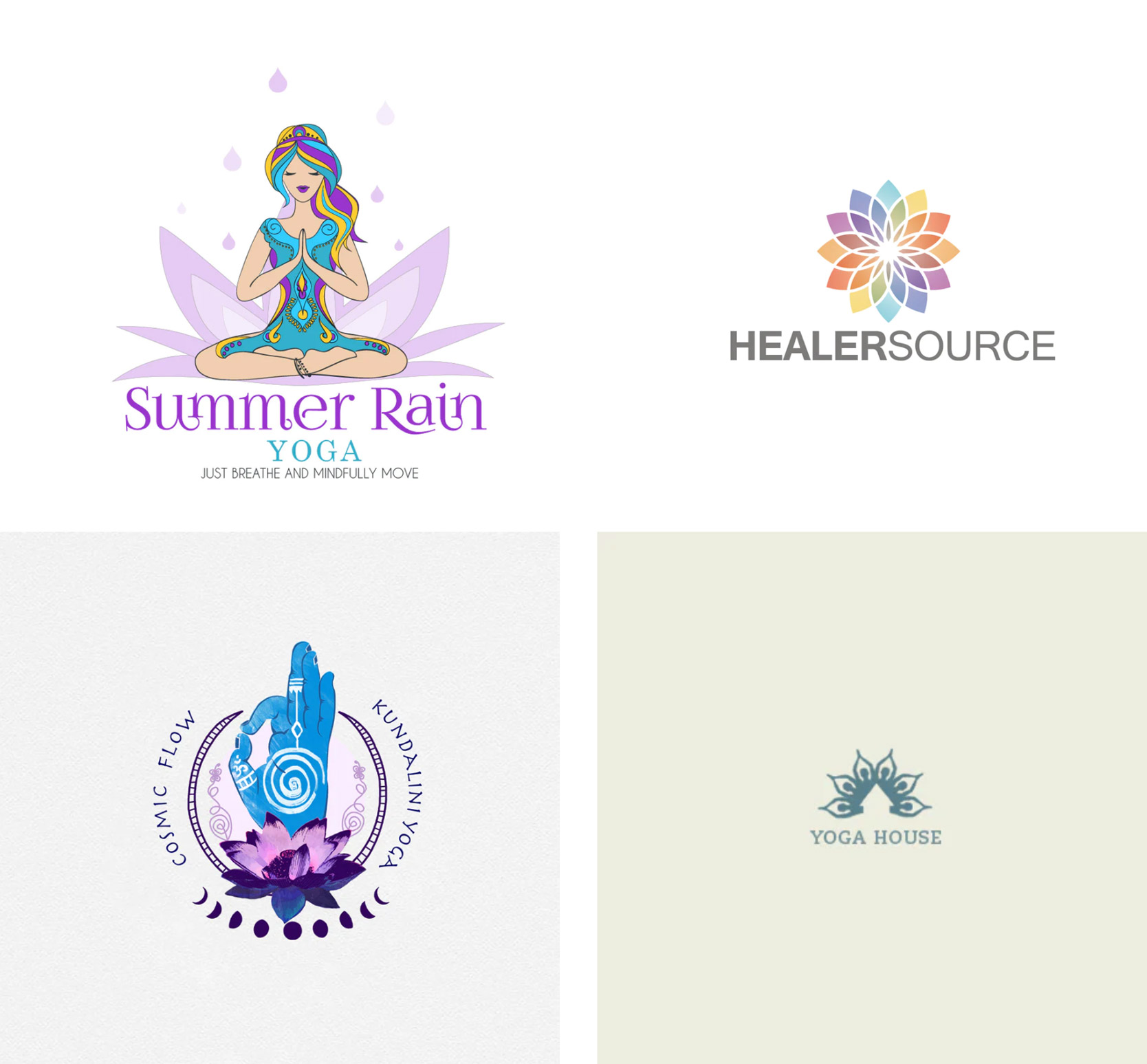 瑜伽标志帮助您找到自己的内心