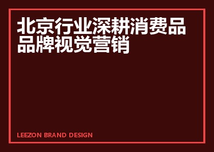 北京行业深耕消费品品牌视觉营销