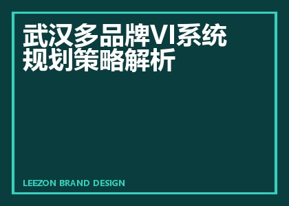 武汉多品牌VI系统规划策略解析