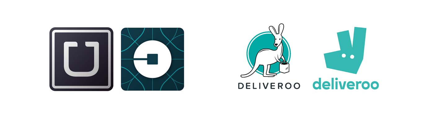 Deliveroo logo图片,Uber logo图片
