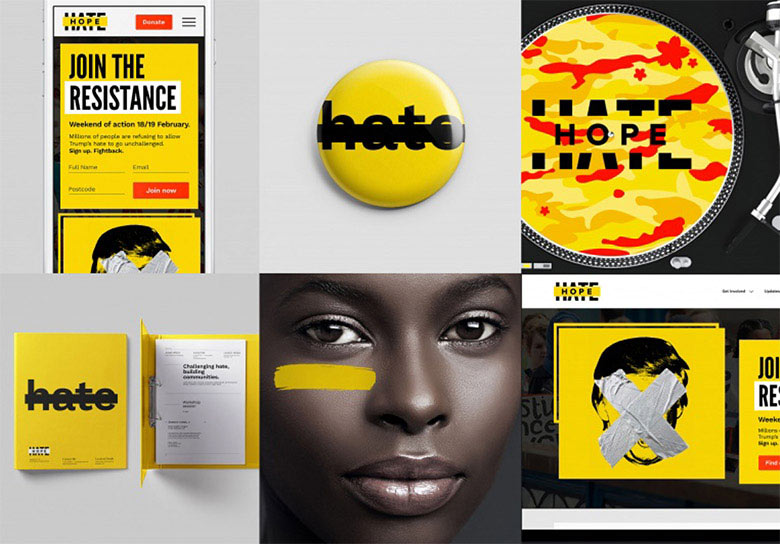 Hope Not Hate品牌设计公司 Hope Not Hate品牌设计公司