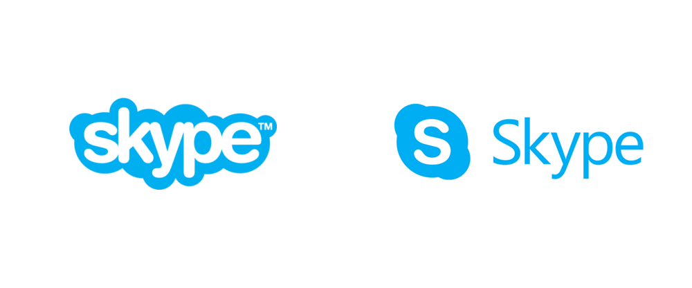 Skype_新旧logo