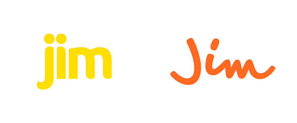 Jim电视台新旧logo