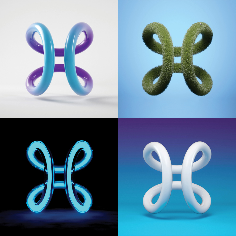 电信公司Proximus的新品牌形象设计_3D logo