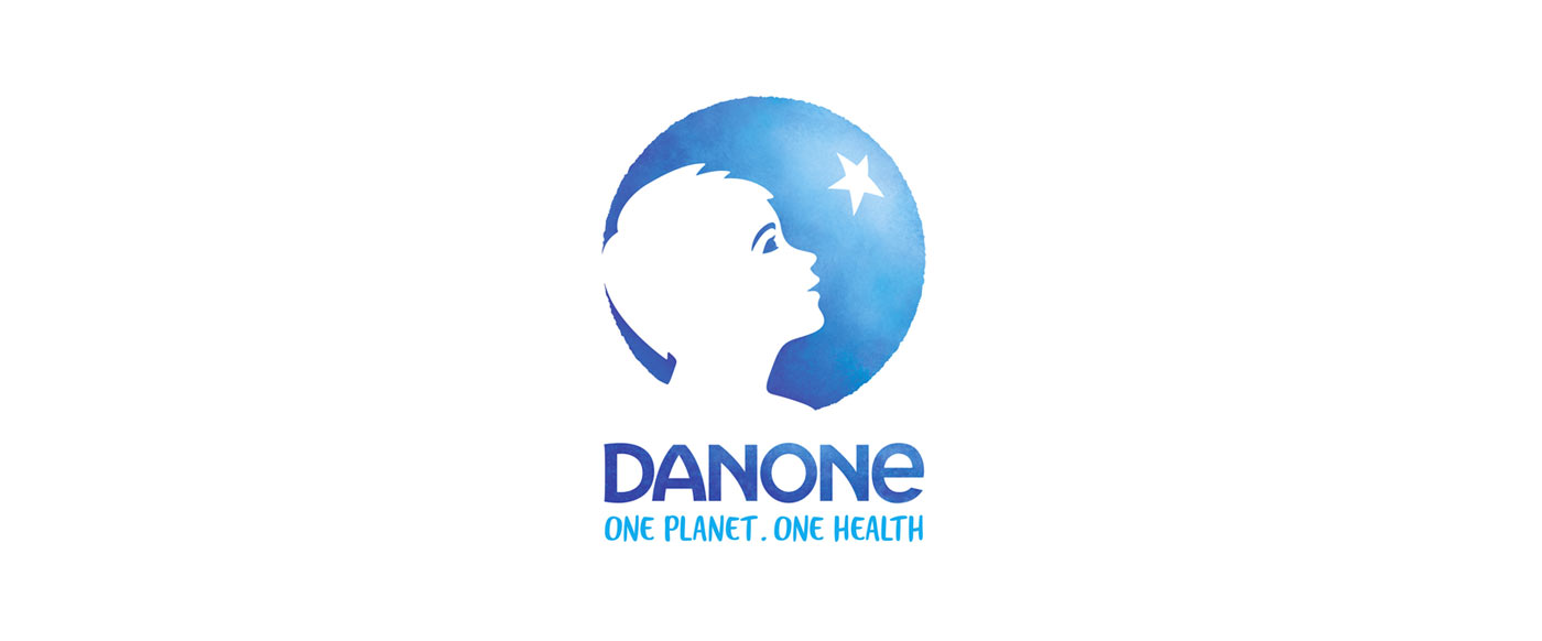 danone达能品牌logo优化改造设计