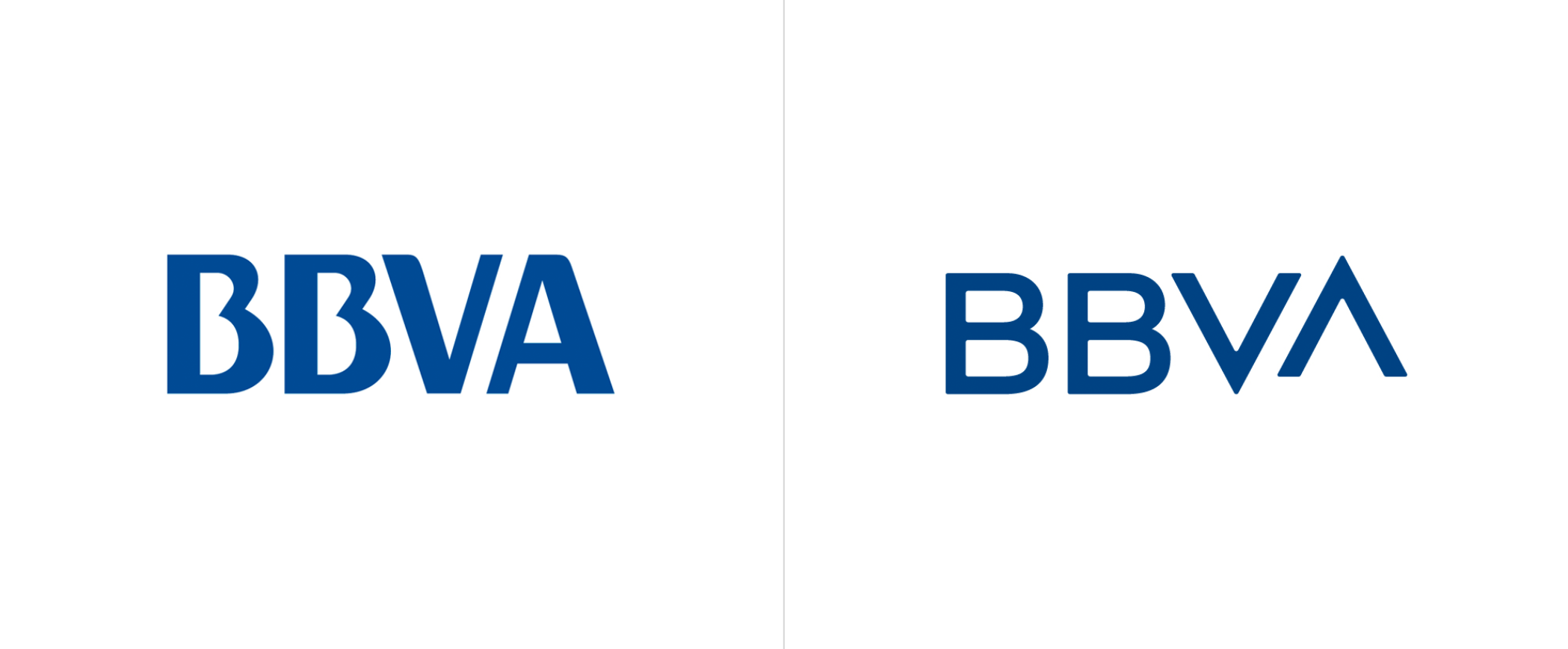 BBVA新旧标志