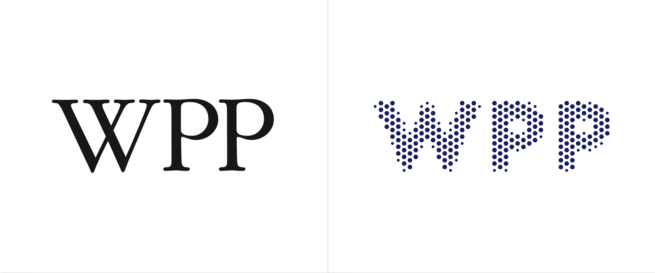 WPP新旧标志