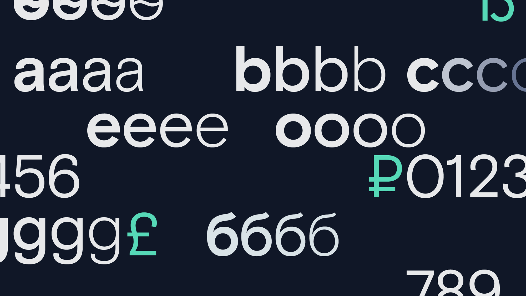 Rostelecom字体