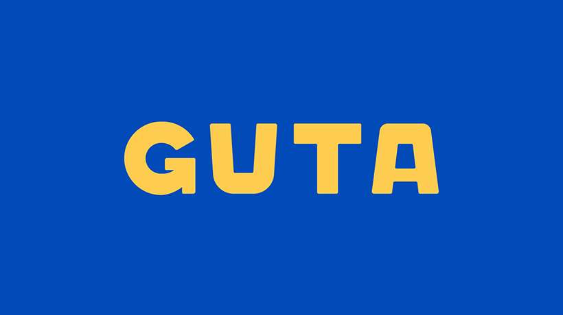 Guta咖啡店品牌标志设计