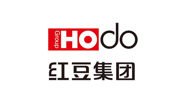 红豆集团纺织服装企业logo设计
