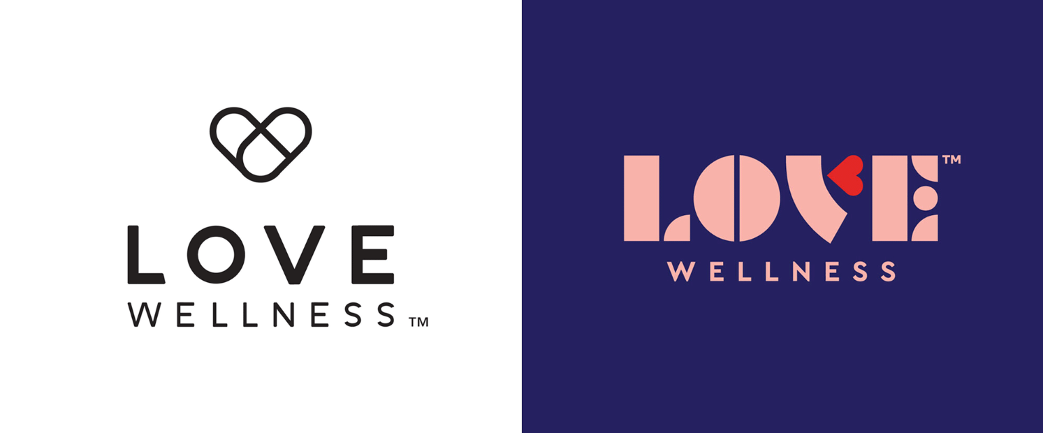Love Wellness新旧标志