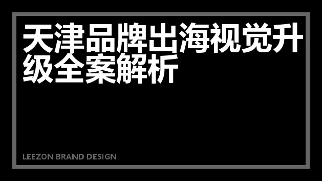 天津品牌出海视觉升级全案解析