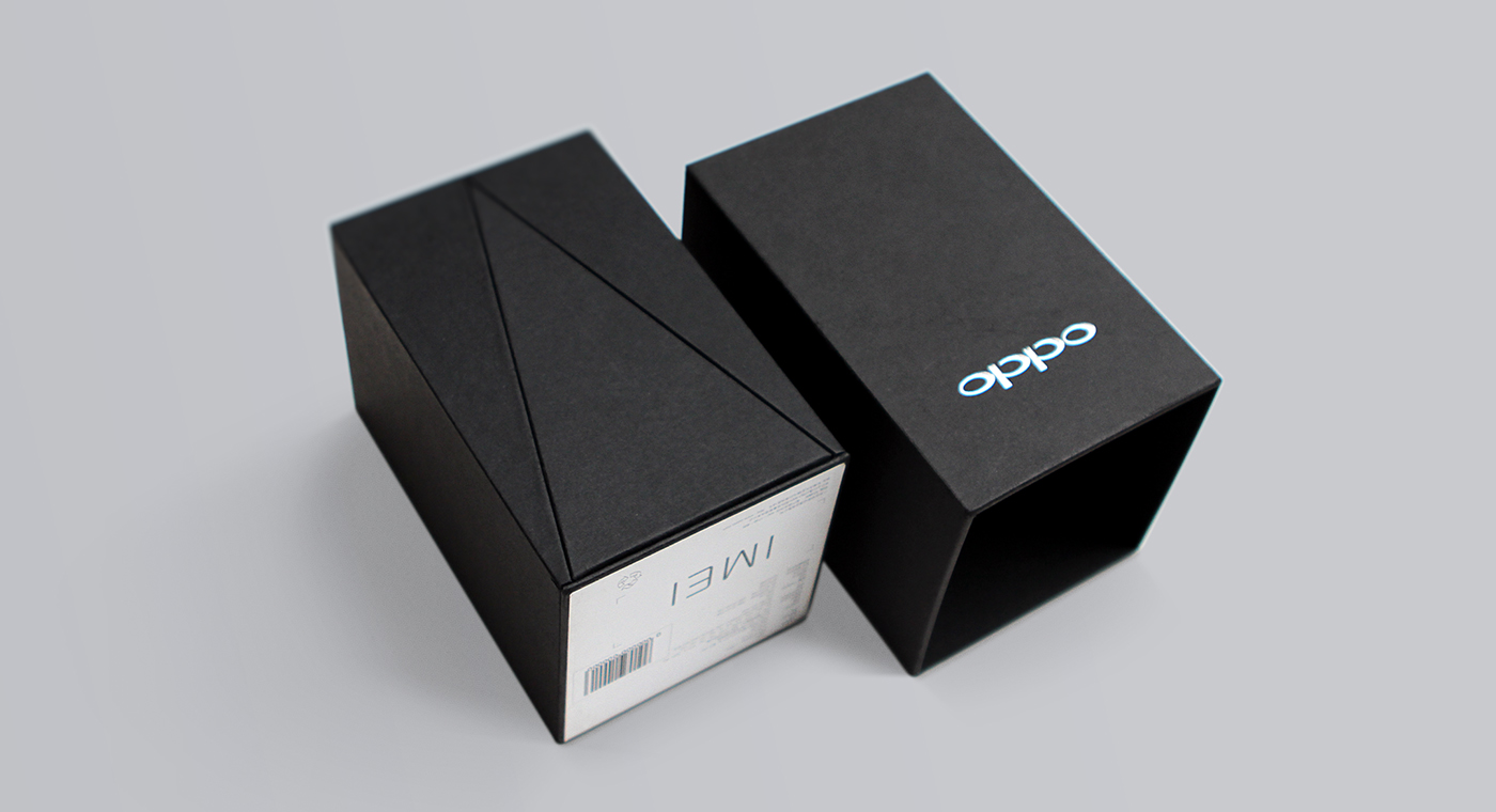 oppo find 手机包装设计