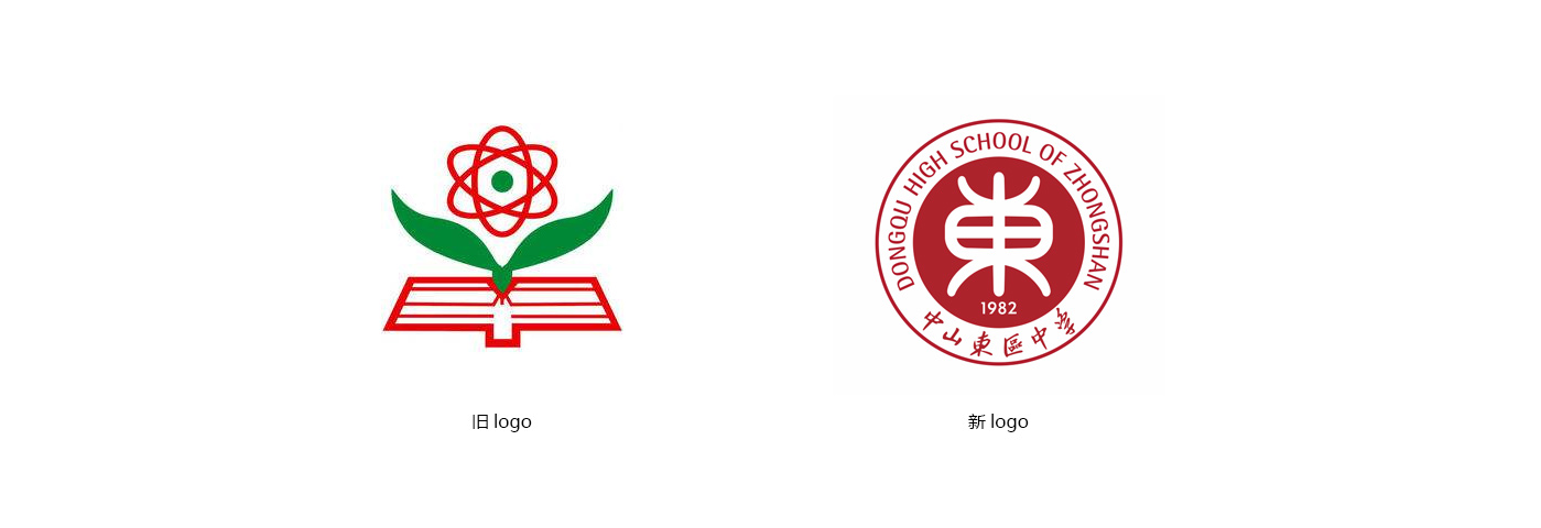 中山东区中学_新旧logo 中山东区中学_新旧logo