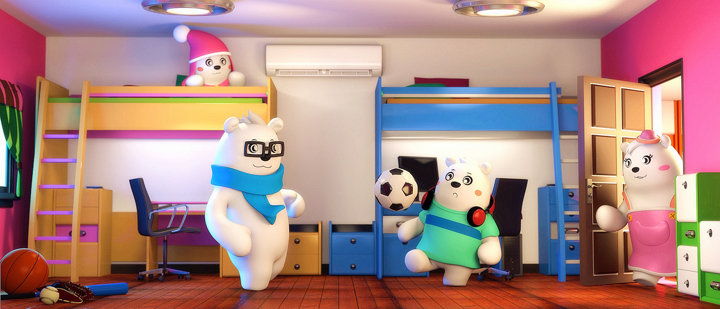 美的空调吉祥物创意设计09
