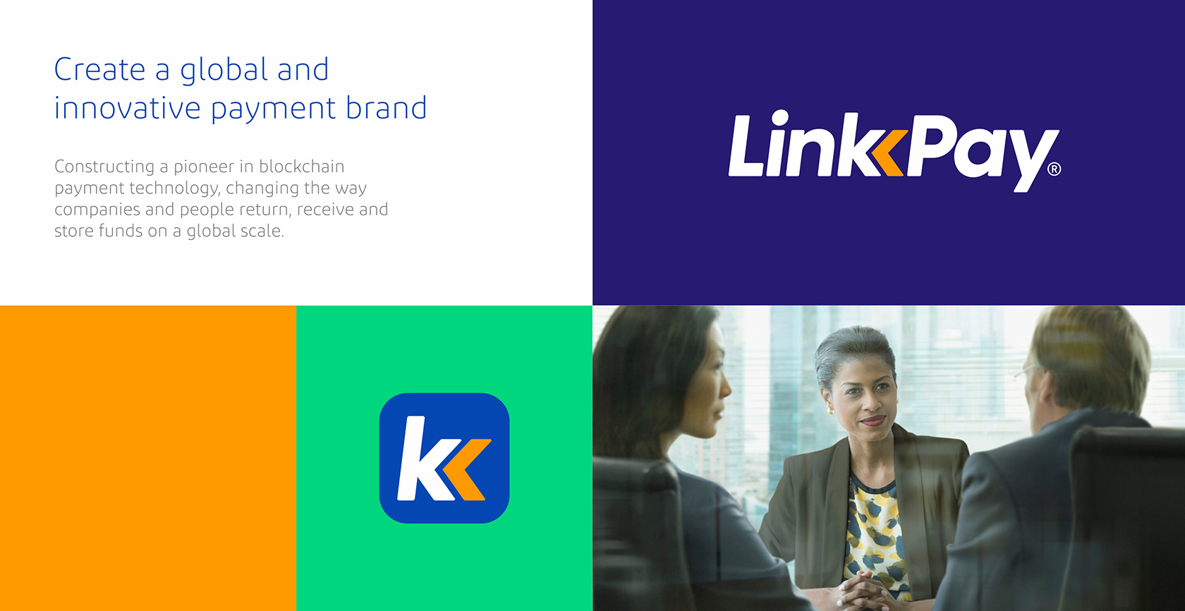 Linkpay-支付品牌logo-数字货币支付API网关vi设计-力英品牌设计顾问公司